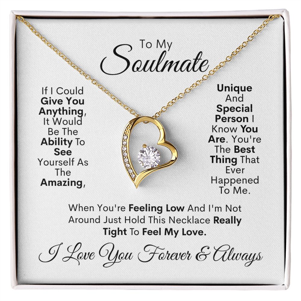 Soulmate - Feel My Love - Forever Love Necklace